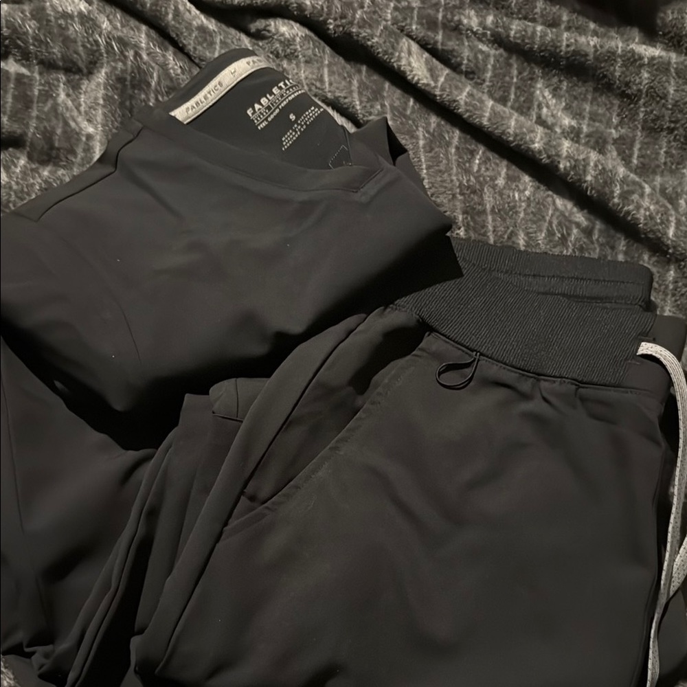 Farah Black Other with Intricate Stitching